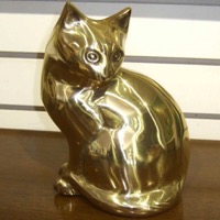 Art is Art brass cat