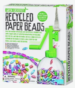 Recycled Paper Beads kit from Toysmith.