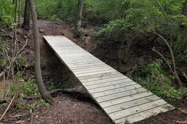 Oak Cliff Nature Preserve bridge