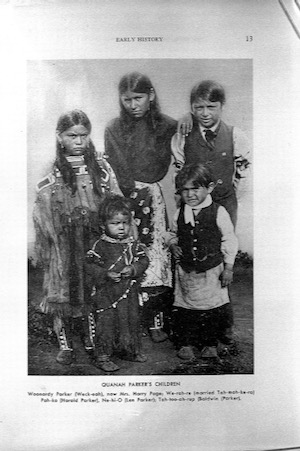 Quanah Parker children. UTA Special Collections.
