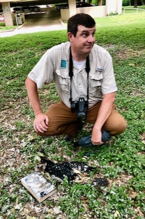 Sam Kieschnick muses about the crucial role death plays in the ecosystem. Photo by Amy Martin. 