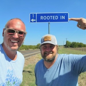 Daniel Cunningham and Clint Wolfe, coowners of Rooted In