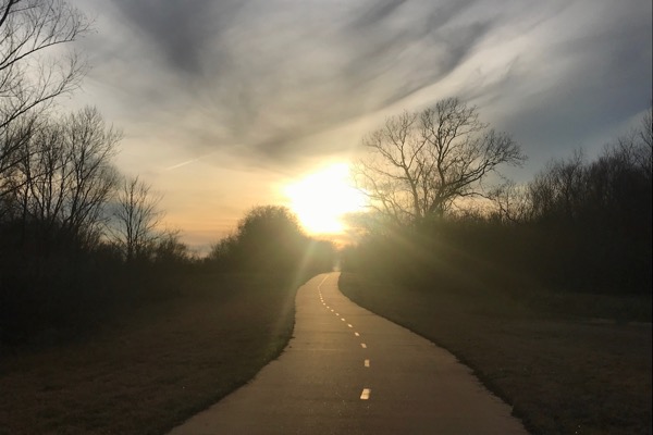 Stuart Simpson Road sunset