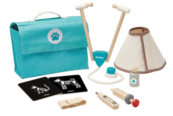 This vet play set will foster your child's love of animals. Courtesy of Ten Little.
