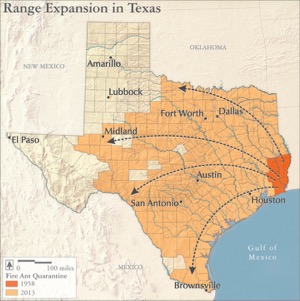 Texas Landscape Project - Fire Ant Map