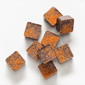 Wicked Bold features a spicy chocolate square flavored with cayennne pepper. Courtesy of Wicked Bold.