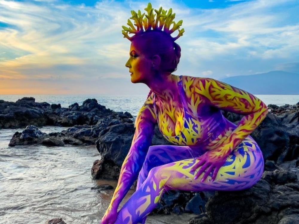 Ocean Inspired Body Painting & Body Art