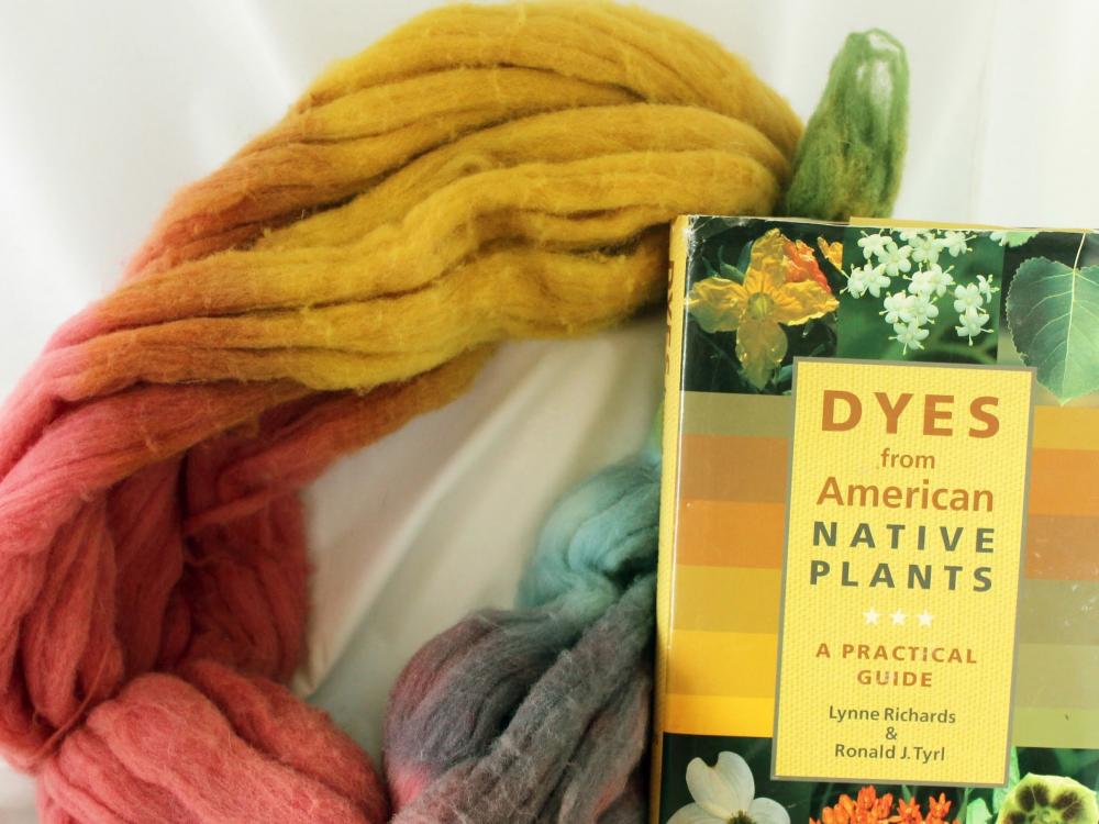 A color guide to the best plants for dyeing fabric and fibers naturally